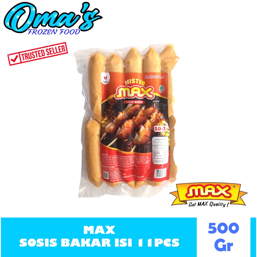 

MAX SOSIS BAKAR ISI 11PCS 500GR