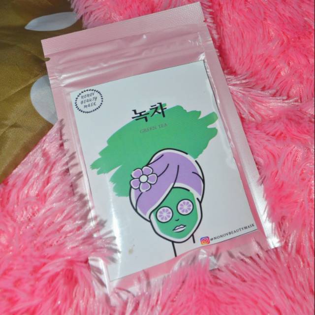 Masker Organik Green Tea