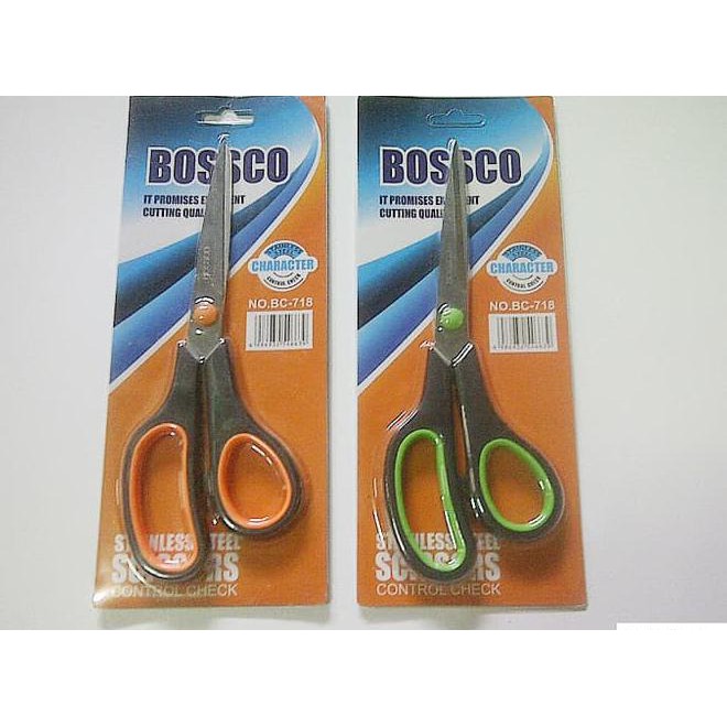 

Gunting Bossco 718 Karet / Gunting / Office / Stationery Best Seller
