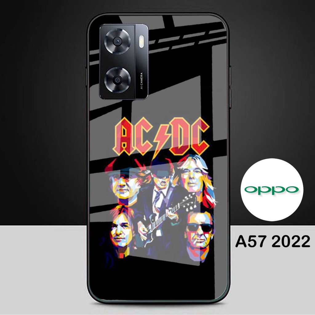 Softcase Glass [S69] OPPO A57 2022 - casing pelindung - OPPO A57 2022 - pelindung handphone - OPPO A