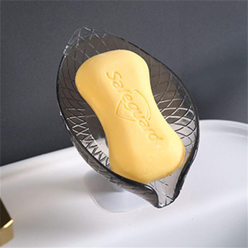 TOP Soap Dish Non-slip Bathroom Accessories Suction Cup Sponge Holder