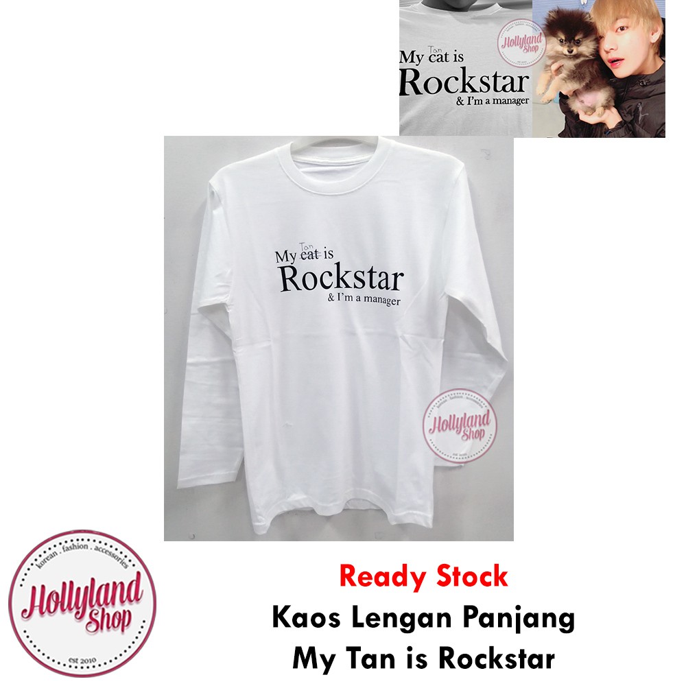 Kaos Tshirt BTS V Taehyung My Tan is Rockstar Unofficial