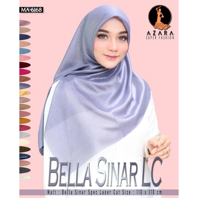 Segiempat Glowing Lasercut Premium Bella Sinar By Azara Original