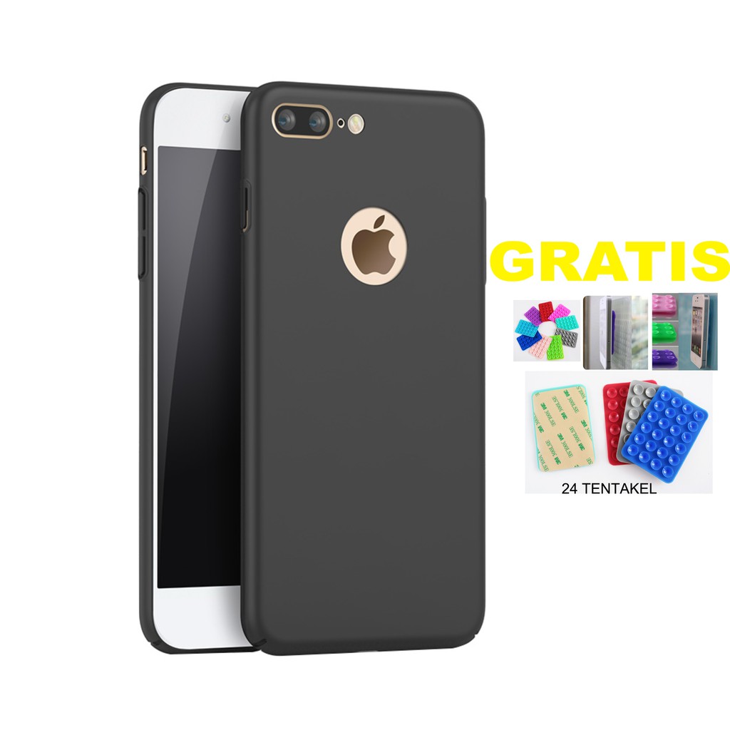 Case iPhone 7 PLUS Ultrathin Soft Skin GRATIS 1Buah Gurita 24 Tentakel