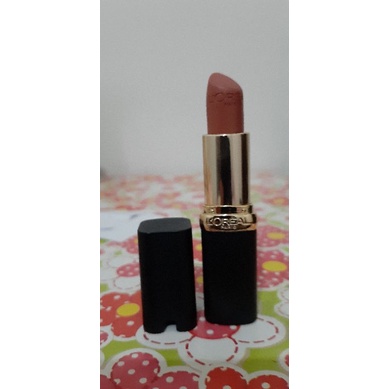 Preloved lipstick l'oreal loreal color richie matte 248 flatter me nude