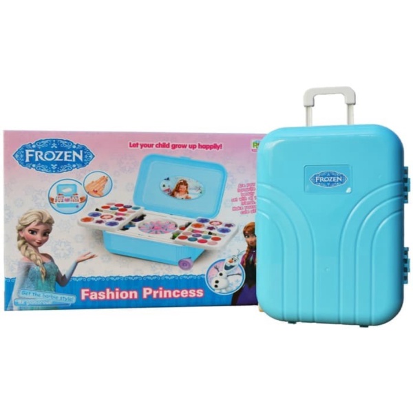 

M148 Mainan Alat Make Up anak FROZEN The Nail Art Koper Fashion kuku Limited