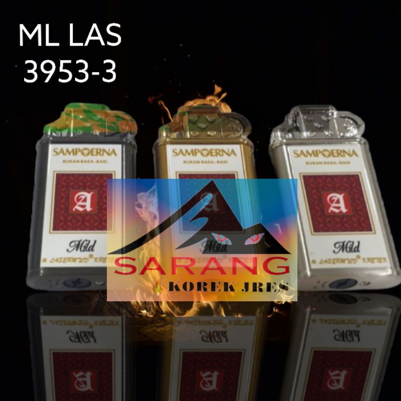 Korek Api Las Lighter Motif Sampoerna Mild Merah XFB