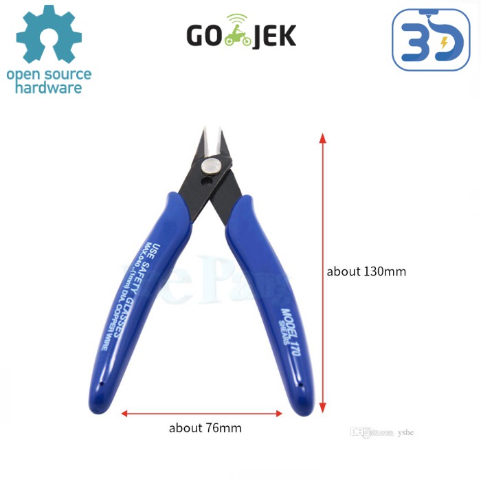 Reprap Hand Mini Pliers for 3D Printer