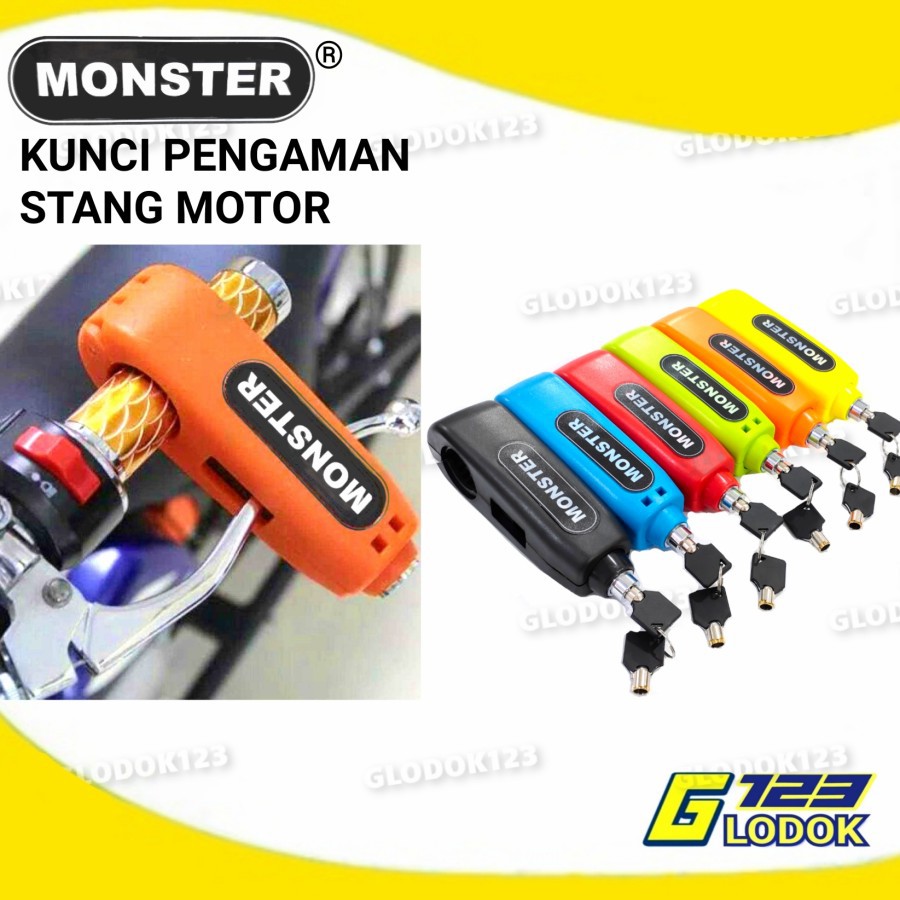 Gembok Motor Caps Lock Grip Lock Kunci Stang Motor Capslock Griplock