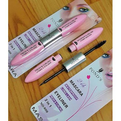 Mascara Eyeliner 2in1 - Maskara + Eyeliner Double Extention 2 in 1