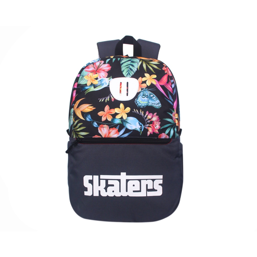 TAS RANSEL SKATERS VG093 ABU FLORAL PINK