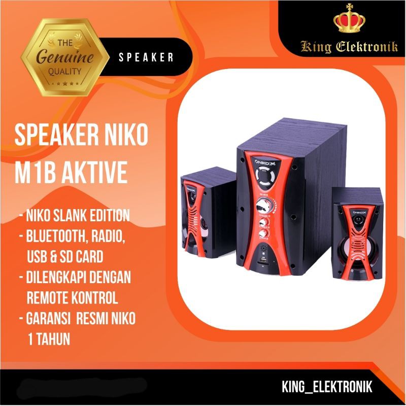 SPEAKER 2.1 USB+MMC+FM (NK-M1B)/ SPAEKERS NIKO X SLANK