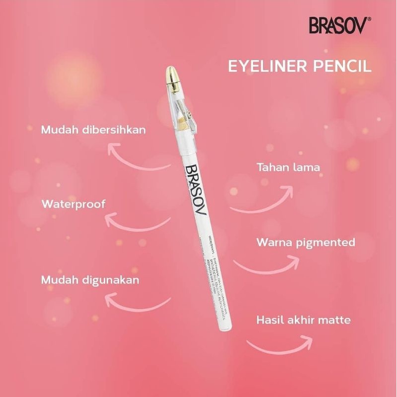 BRASOV Eyeliner Pencil | Pensil Eyeliner