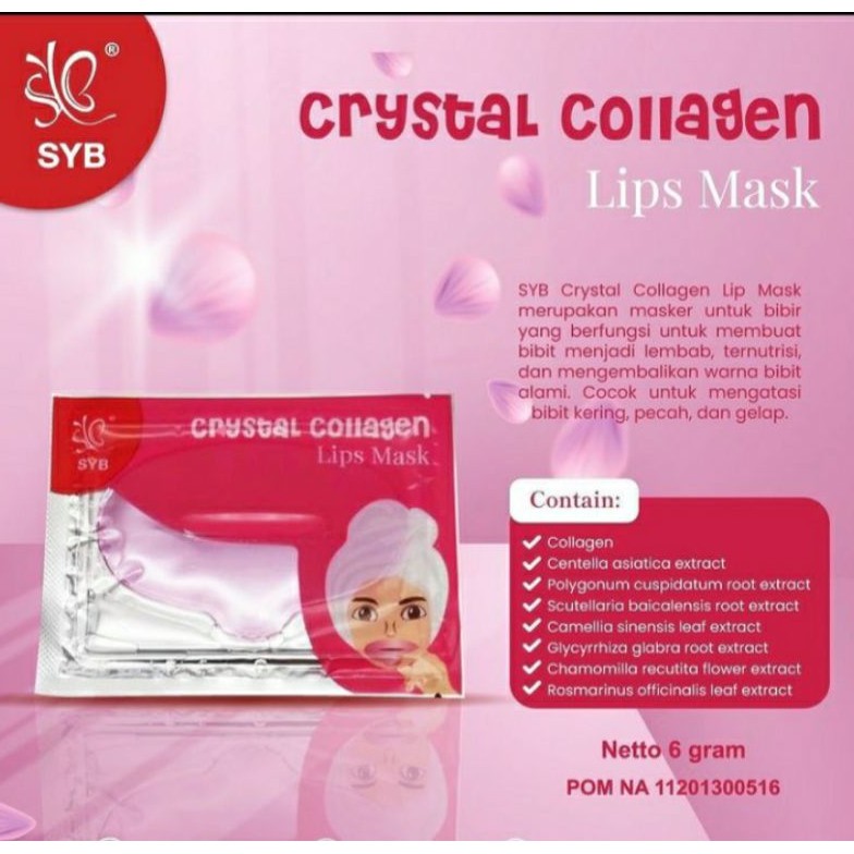 READYSTOCK SYB LIP MASK /BPOM/MASKER BIBIR COLLAGEN