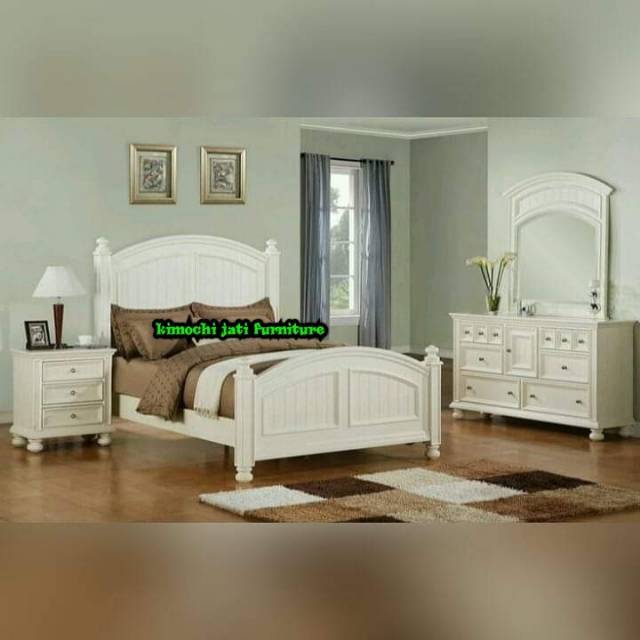 Kamar set anak duco minimalis tempat tidur anak duco mebel furniture jepara