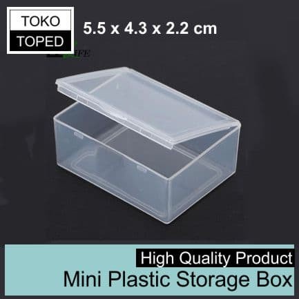 AN 5.5 x 4.3 x 2.2 cm Mini Plastic Storage Box | for koil plastik | tempat