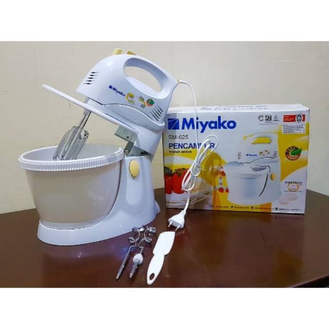 Stand Mixer Miyako HM 625 5 Kecepatan Garansi Resmi ORIGINAL NEW PROMO