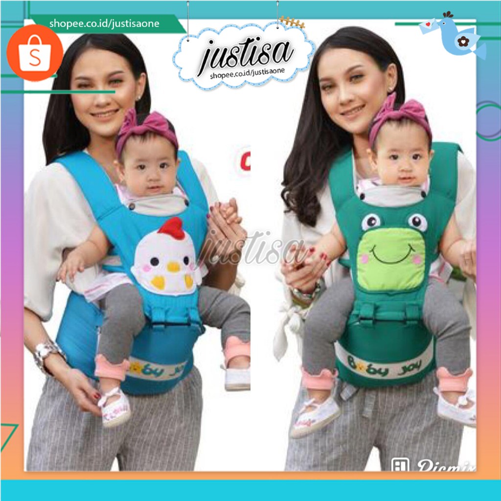 Promo !! PROMO 12.12!!! GENDONGAN HIPSEAT MULTIFUNGSI 4IN1 FROGIE/CHICK SERIES BJG 3035/3036