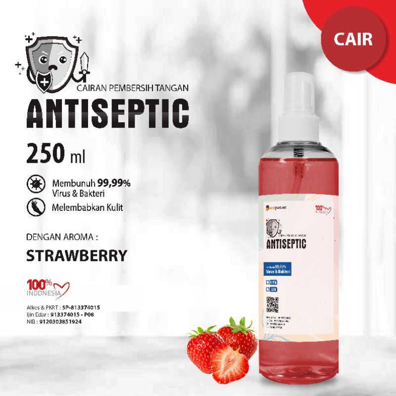 Handsanitizer cair spray 250 ml aroma Buah