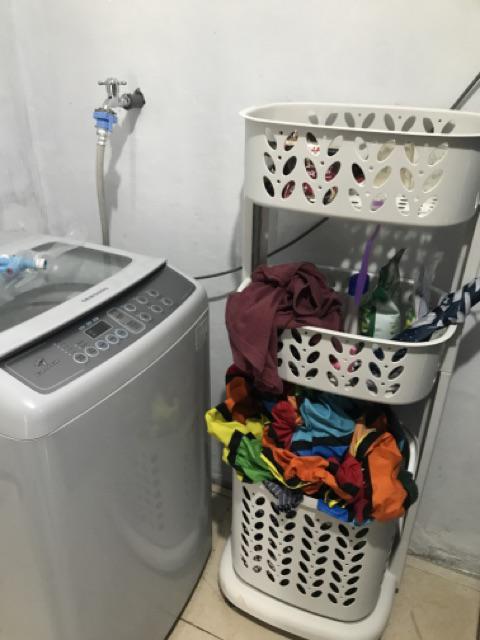 Rak  Pakaian Keranjang Baju  Laundry  Basket Rovega Susun3 