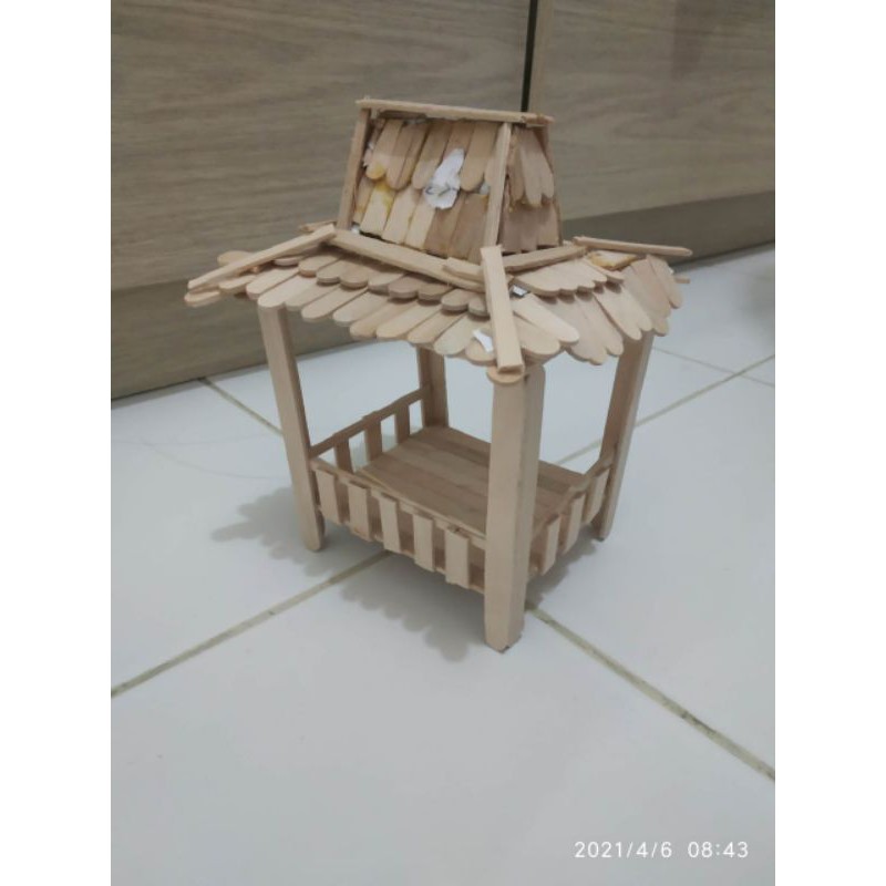 miniatur gazebo joglo Jawa timur