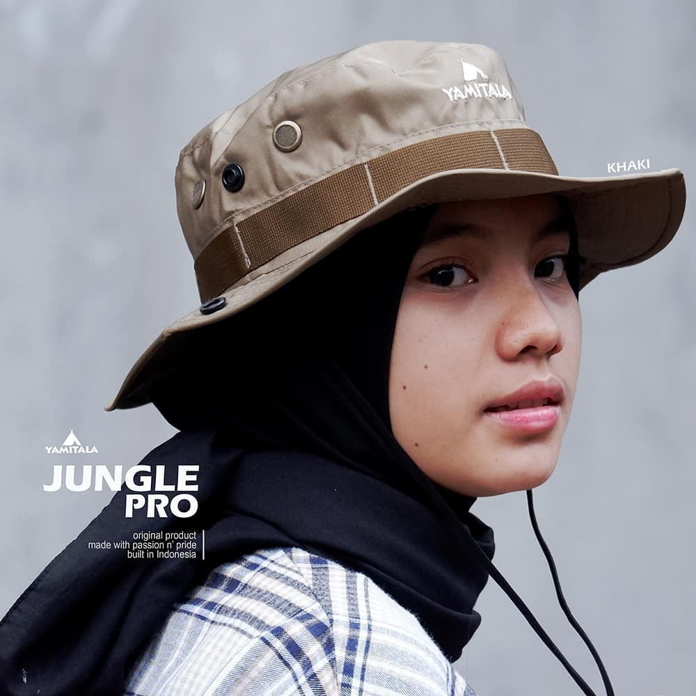 Topi RImba Yamitala Jungle Pro Topi Lapang Lapangan Outdoor Adventure Taslan Quickdry Thomgear Adventure Paiton Probolinggo