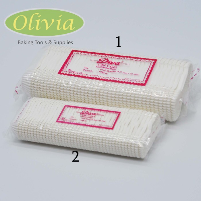 Jual Kertas Eclair/Kertas Risol/Kertas Roti Lonjong DIVA White 1000PCS ...