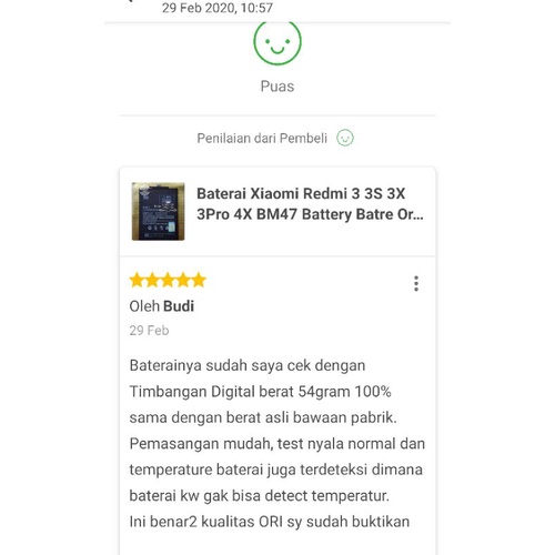 Baterai Original Xiaomi Redmi 5 Plus BN44 Original Battery Batre Redmi 5 Plus