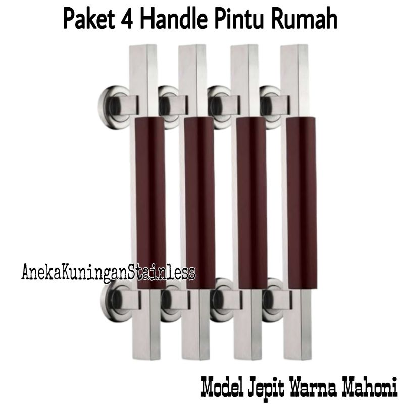 paket 4 handle pintu rumah 33cm set body kunci tarikan gagang pintu rumah minimalis handel hendel pintu rumah model jepit kunci pintu rumah murah berkualitas