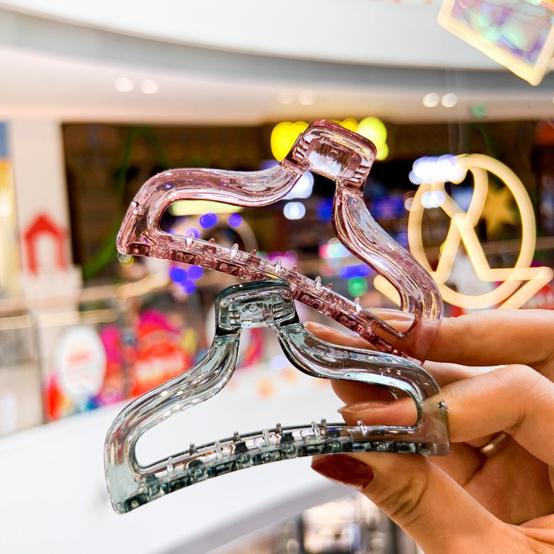 Jepit rambut korea premium jedai jeli bening colorful fashion wanita elegan mode baru original import JD30#