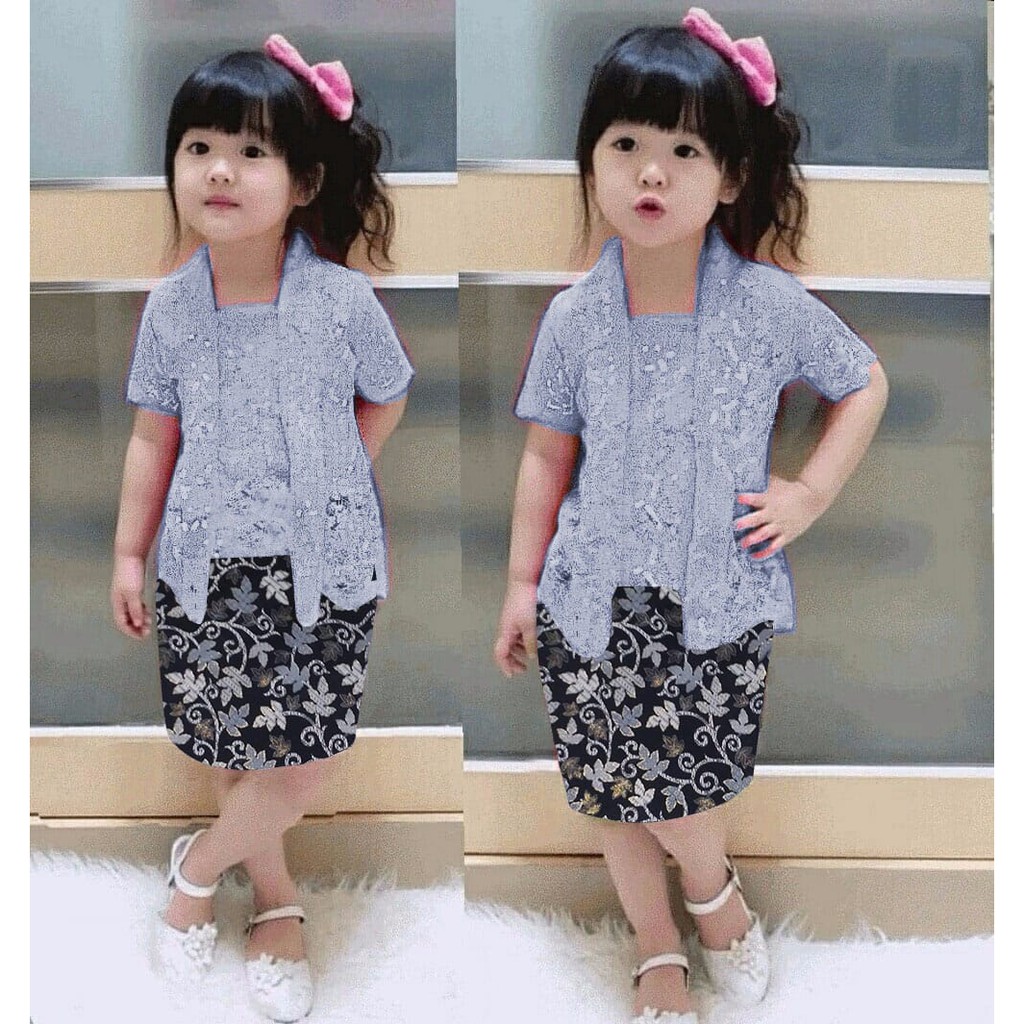 Kebaya Anak Caca (Size 2th s/d 9th) Kb Kids Chacha (7 warna) Kebaya Anak Real Pict Termurah !!! Kebaya Anak Caca / Kebaya 6th 7th 8th 9th
