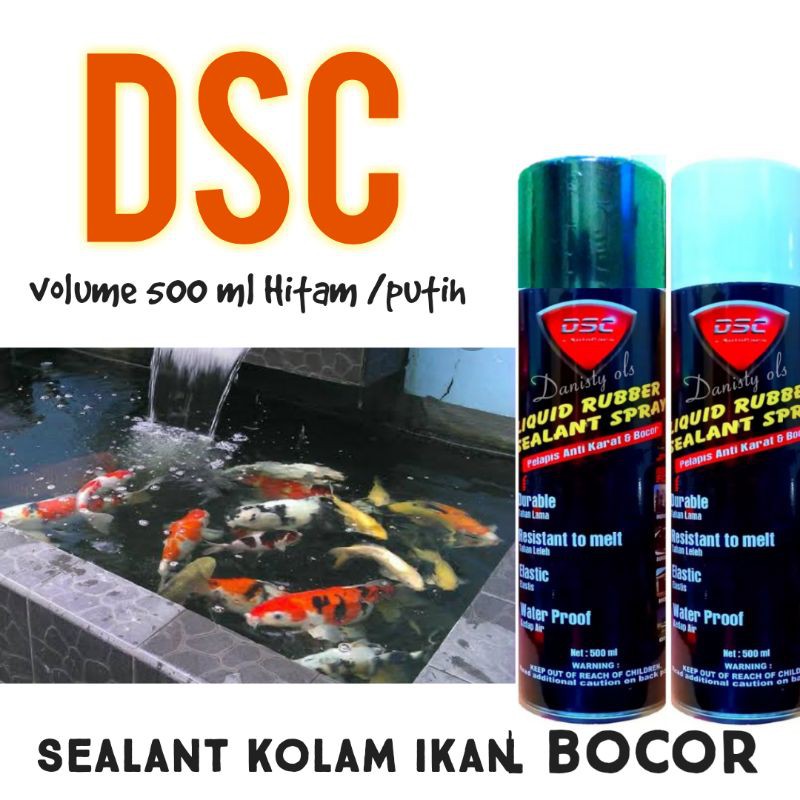 Rubber sealant /Cat kolam ikan penambal kolam ikan lapisan kolan