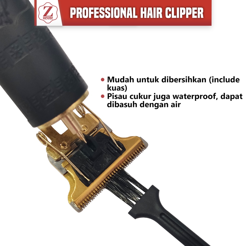 Alat Mesin Cukur Potong Elektrik Rambut Kumis Jenggot Jambang Hair Clipper Hair Trimmer Hair Clipper Rambut