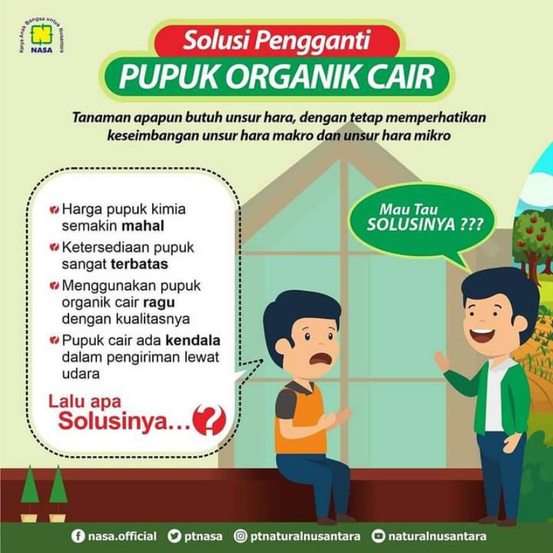 Pupuk Biang Subur Alami ( BSA NASA )