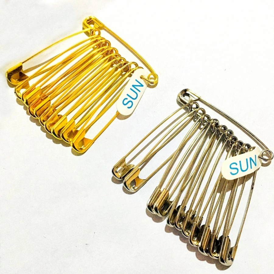 HARGA PER 12PCS PENITI SUN UKURAN 6CM JUMBO GOLD / SILVER