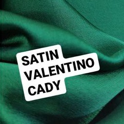 Kain Satin Valentino Cady Bahan Dress Lengkap