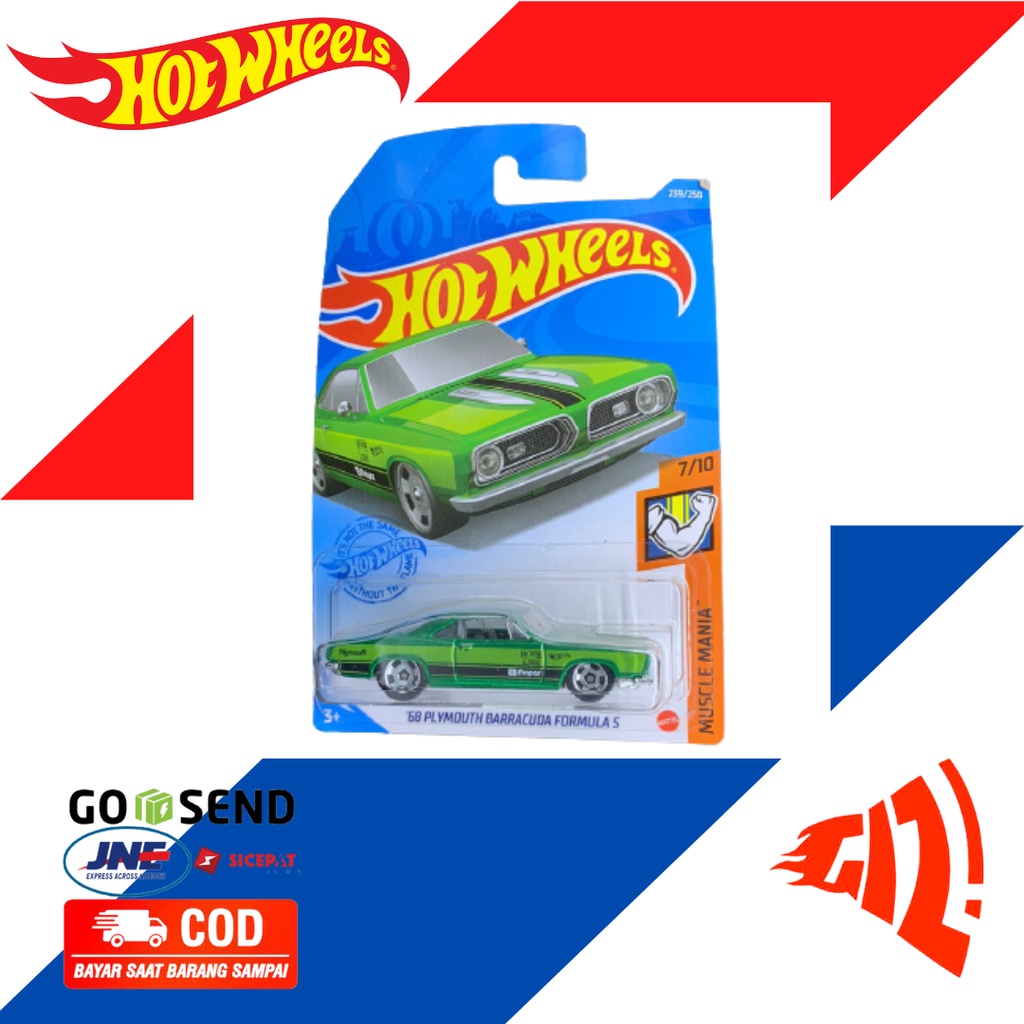 Hot Wheels 68 Plymouth Barracuda Formula S