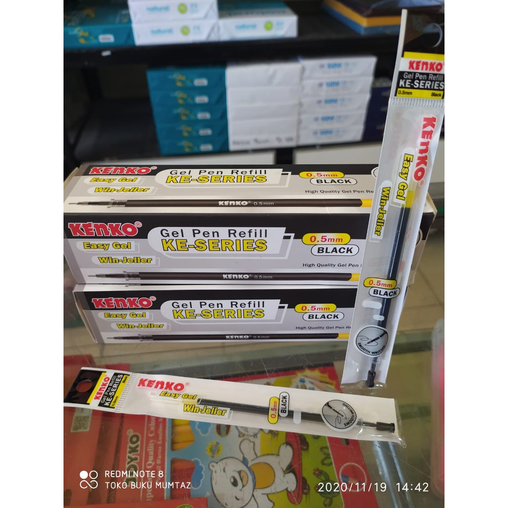 (ECER 1 bijik) KENKO Refill Pulpen / Isi Ulang Pena Tinta 0,5