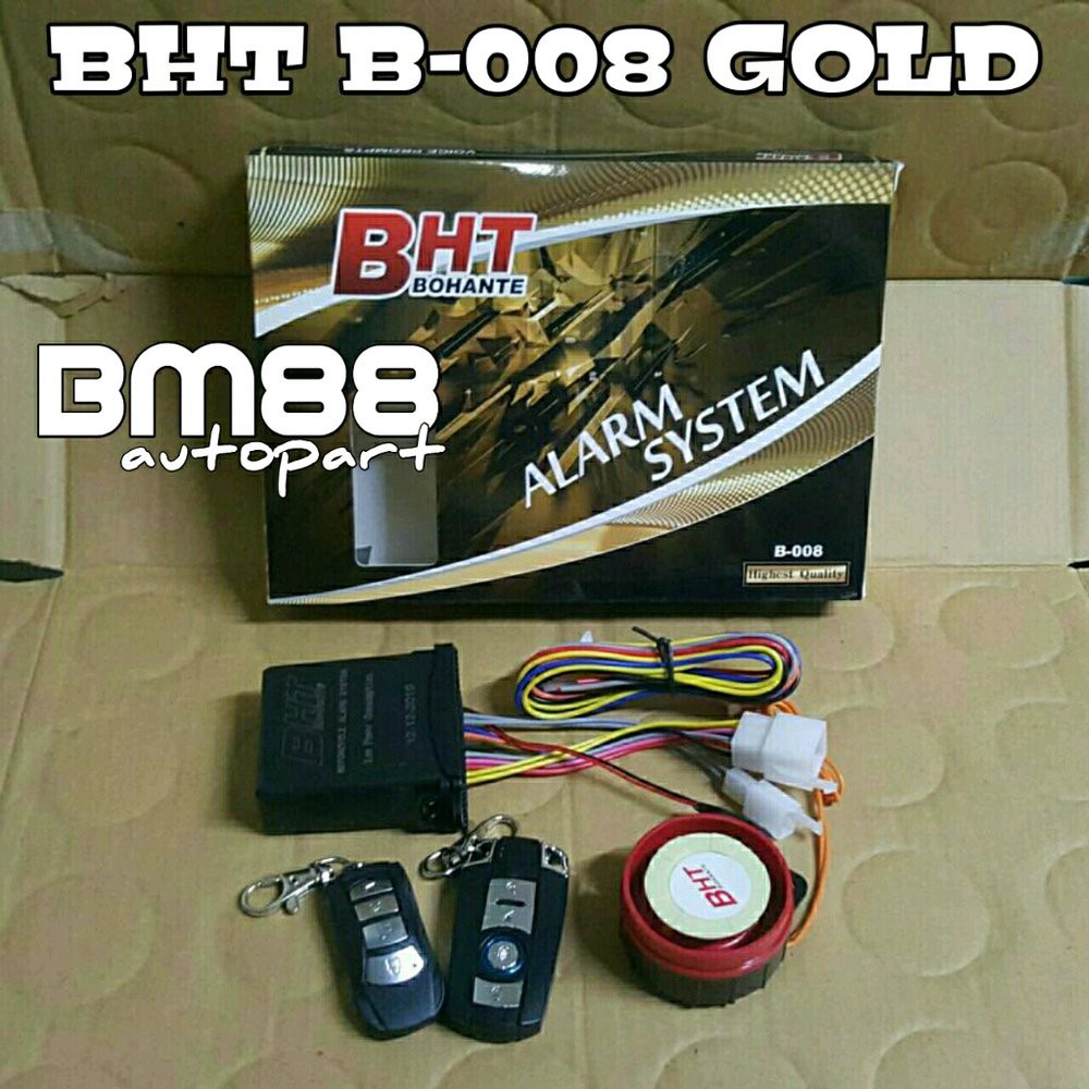 Order Langsung BHT Gold B-008 - New BHT Pink - Alarm Motor Yg Paling Banyak Dicari Limited