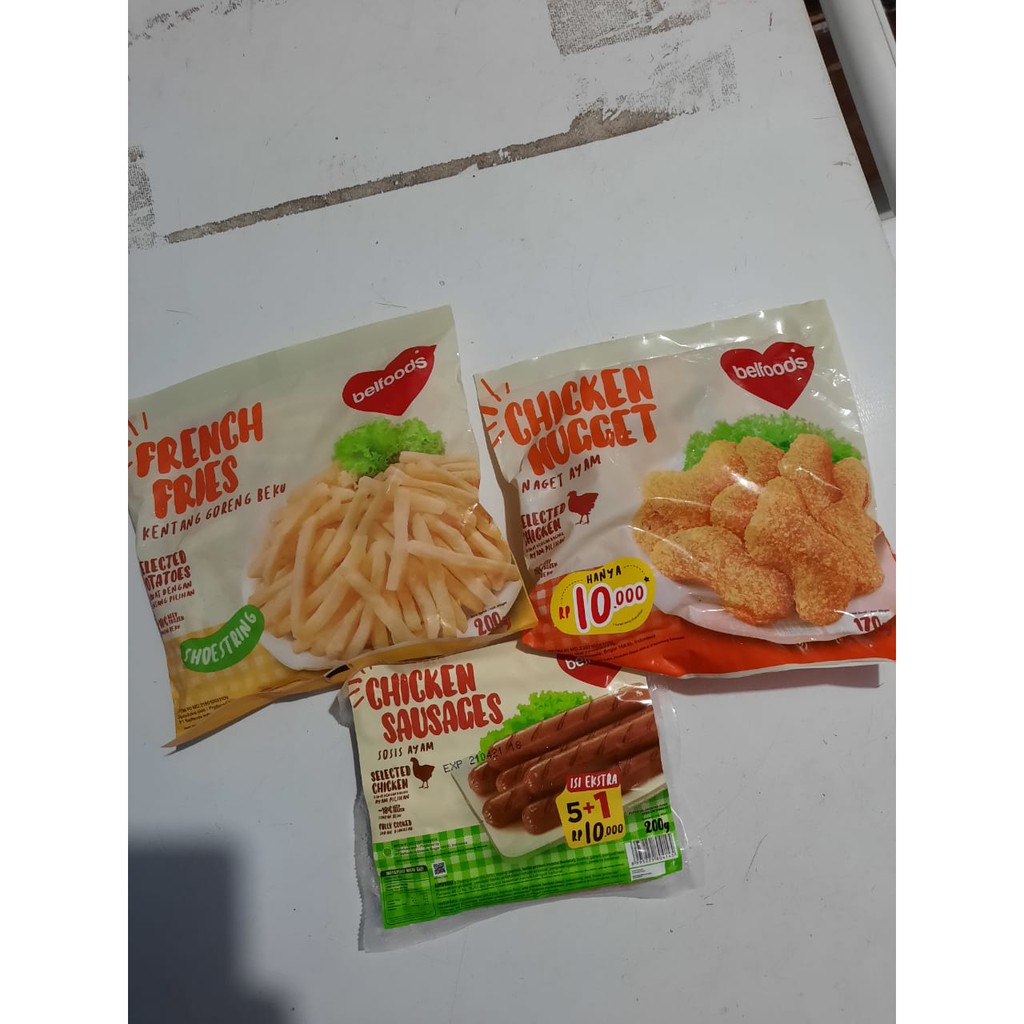 

Paket A Serial Kids Belfood - naget - kentang - sosis