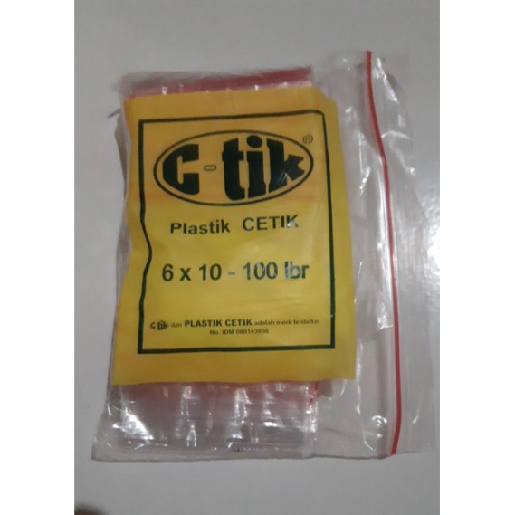 KLIP 6x10/ C-TIK PLASTIK klip 6 X 10 / Plastik C TIK