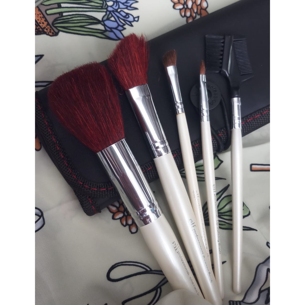 SALE ELF ESSENTIAL PROFESSIONAL 5PCS BRUSH COLLECTION MAKE UP BRUSH SET