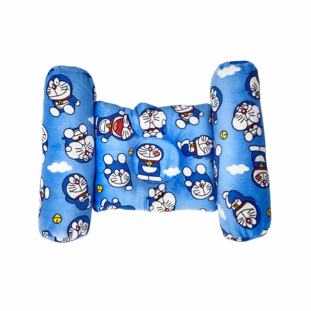 PROMO BISA COD!!!BANTAL GULING BAYI  MOTIF DORAEMON BAHAN BULUPRINTING / MURAH /BANTAL GULING ANTIPEYANG LUCU DAN BERKUALITAS