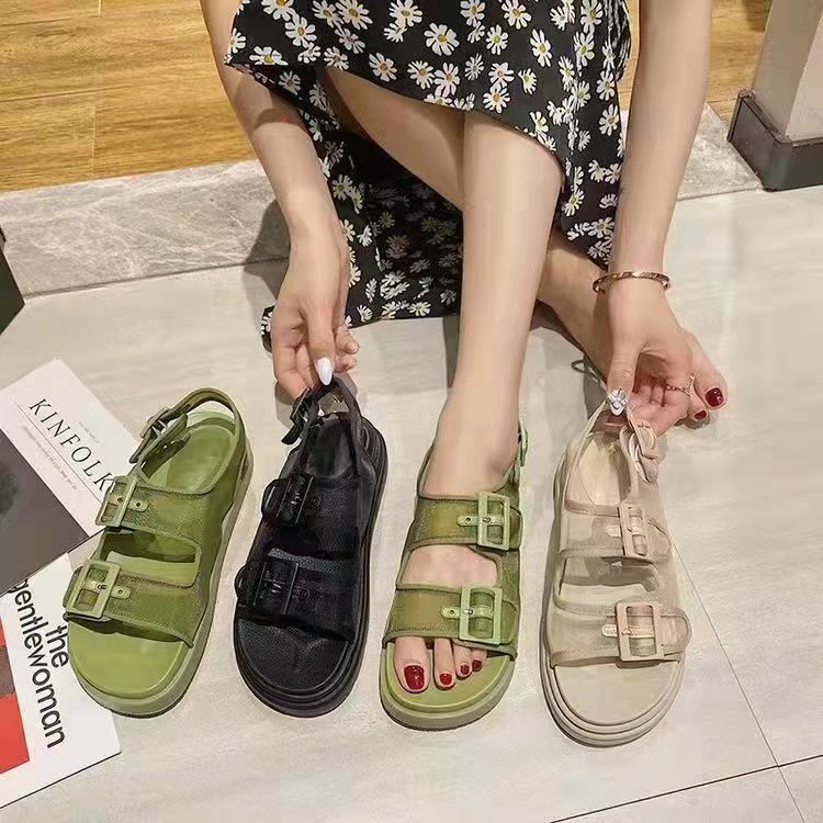 sn-3010 sandal wanita import fashion sandal wanita slip-on best seller ai 0103 sandal import kekinian