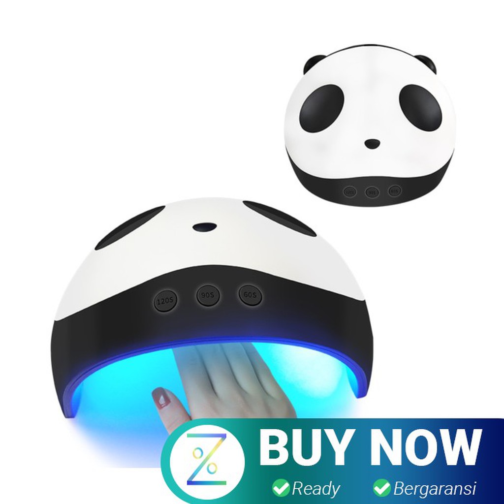 Pengering Kutek Kuku UV LED Nail Dryer Panda Design - PND - Black