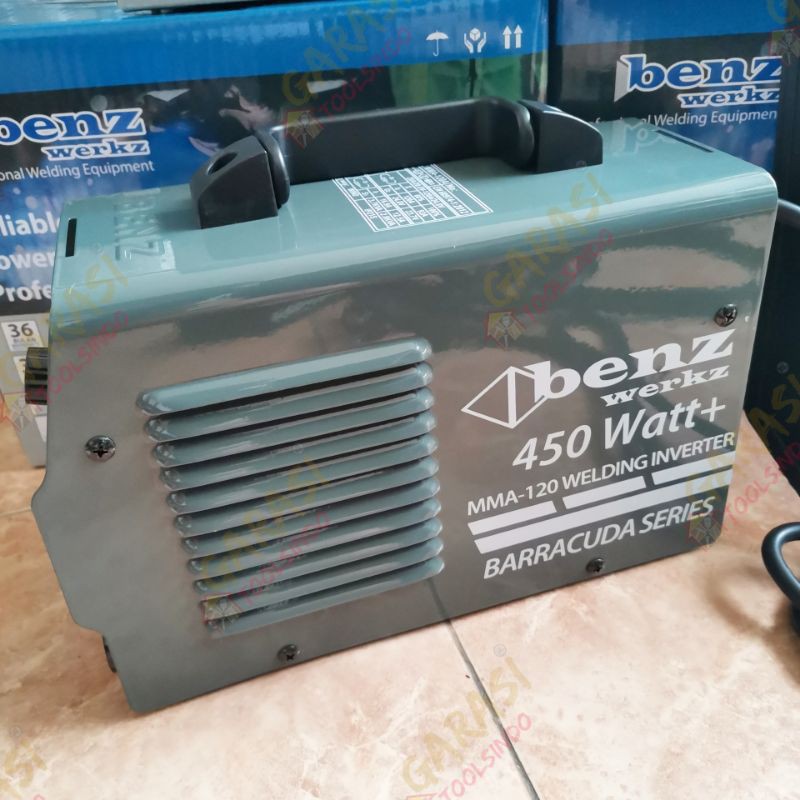BENZ BARRACUDA Mesin Las 120 A 450 Watt - Travo Las Inverter