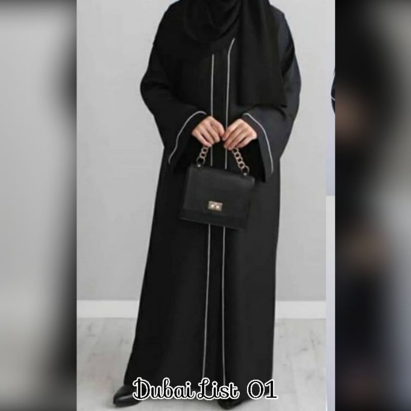 abaya Hitam,abaya gamis, abaya list 01