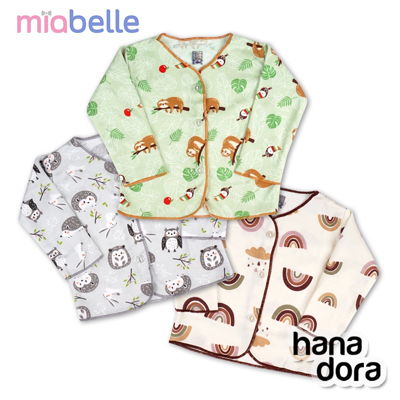 Miabelle Baju Panjang Kancing Depan Newborn Woodland Series