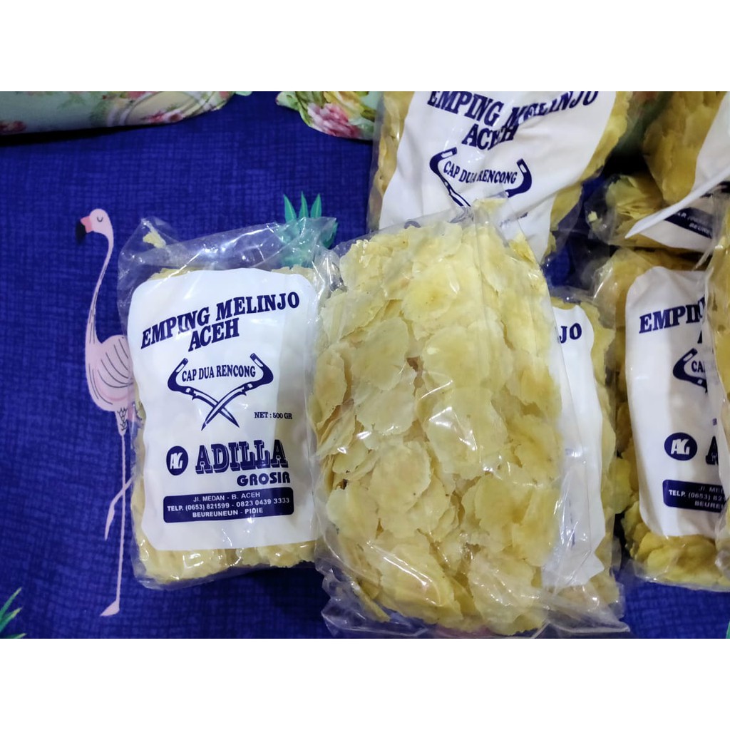 Emping Aceh Kualitas Super Emping Grade A Super Tipis Melinjo Aceh 500 gr gram gurih renyah