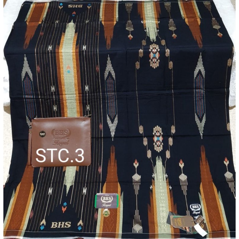 Sarung BHS ROYAL STC Gold Seri Hitam